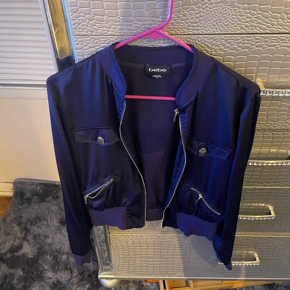 Crop bomber jacket